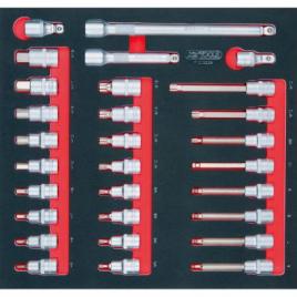 Set de adaptoare de forta de marire si reducere. 9 piese