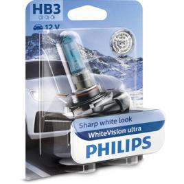 Bec far hb3 12v p20d 65w (blister) white vision ultra philips