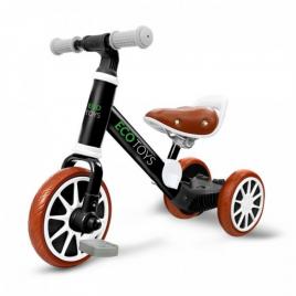 Bicicleta de echilibru 3 in 1 cu pedale pentru copii mct lc-v1322 - negru