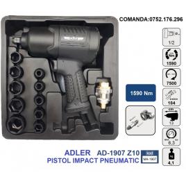 Set pistol impact pneumatic 1590nm 6.3 bari 1/2