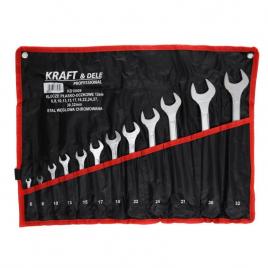 Set chei fixe combinate 12 piese 6-32mm kraftdele kd10926 tbc