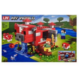 Set de constructie LW Lumea Minecraft - Cainele Rosu 310 piese