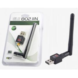 Adaptor wifi 150mbps mini,cu antena, usb 2.0,802.iin lan, retea