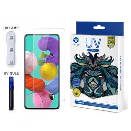 Folie sticla curbata samsung galaxy note 20, lito uv full glue, transparenta