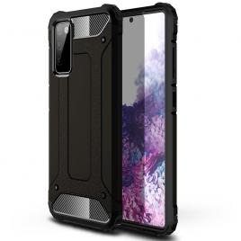 Husa hybrid armor pentru samsung galaxy s20 fe, negru