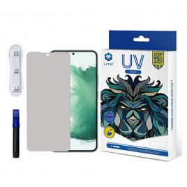 Folie sticla curbata samsung galaxy s22 plus, lito uv full glue, privacy