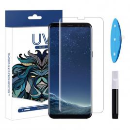 Folie sticla curbata samsung galaxy s8   galaxy s9, lito uv full glue, transparenta