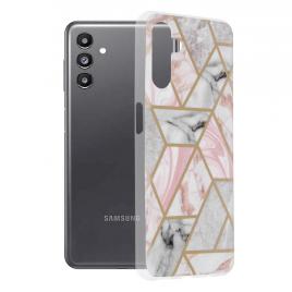 Husa samsung galaxy a13 5g, techsuit marble series, pink hex