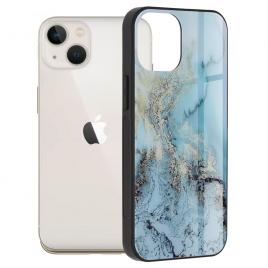 Husa iphone 13 mini , glaze series, blue ocean
