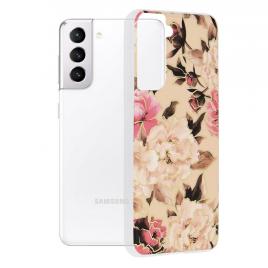 Husa samsung galaxy s21, techsuit marble series, mary berry nude