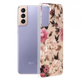Husa samsung galaxy s21 plus, techsuit marble series, mary berry nude
