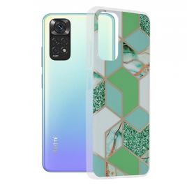 Husa xiaomi redmi note 11   11s, techsuit marble series, green hex