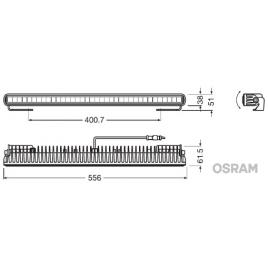 Proiector led 6000k 3900 lm - ledriving lightbar sx500-sp osram