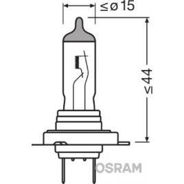 Set 2 becuri 12v h7 55 w night breaker silver +100% osram