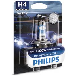 Bec far h4 60/55w 12v racing vision gt200 (blister) philips