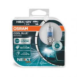 Set 2 becuri 12v hb4 51 w cool blue intense nextgen osram