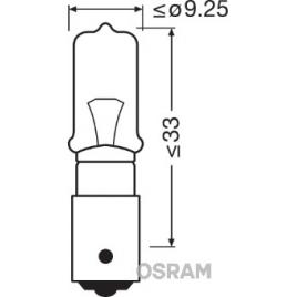 Bec camion 24v h21w original set 10 buc osram