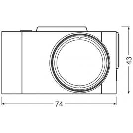 Camera auto roadsight 20 full hd 1080p 30fps unghi vizualizare 120 grade - osram