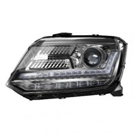 Set 2 faruri led pentru vw amarok (2010-) negru ledriving halogen ledhl107-bk osram