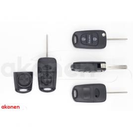 Carcasa cheie contact pentru kia c'eed / c'eed pro / morning / picanto / sportage 3 butoane cu cheie