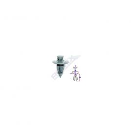 Clips fixare pentru suzuki/mitsubishi 6.9x14.5mm - gri set 10 buc