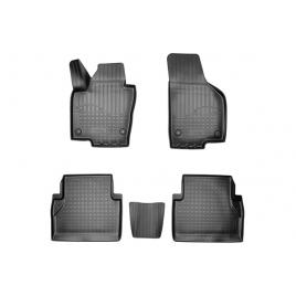 Set covorase auto cauciuc fit umbrella pentru volkswagen sharan ii 3d (2010-) - 5 pcs
