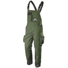 Pantaloni cu pieptar camo olive nr.s/48 neo tools 81-242-s