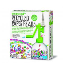 Kit creativ - margele din hartie reciclata green creativity