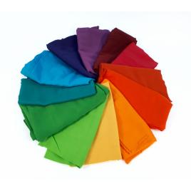 Rainbow cloths set de 12 bucati de bumbac colorat