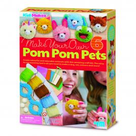 Set creativ diy - animalute pom pom