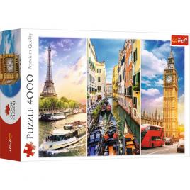 Puzzle trefl 4000 piese - calatorie in europa