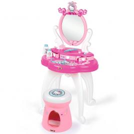 Jucarie smoby masuta de machiaj hello kitty hairdresser 2 in 1