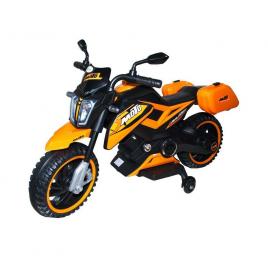 Motocicleta electrica pentru copii, 1 motor, 12v, 4a - portocaliu