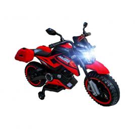 Motocicleta electrica pentru copii, 1 motor, 12v, 4a - rosu