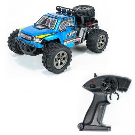 Jeep cu rc predator scara 1:18 albastru