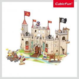 Puzzle 3d castelul piratilor 183 piese cubic fun