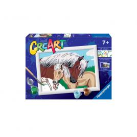 Pictura pe numere ravensburger - calut si manz