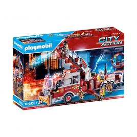 Playmobil city action - masina de pompieri cu scara turn