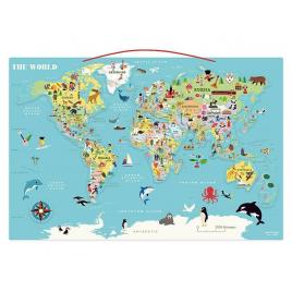 Harta lumii magnetica engleza