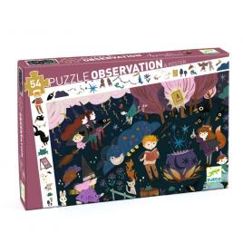 Puzzle observatie scoala de vrajitori djeco 54 piese
