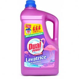 Detergent lichid italian pentru rufe dual power flamingo 5 litri - 100 utilizari
