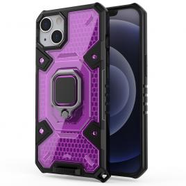 Husa antisoc iphone 13 mini, honeycomb armor, rose violet