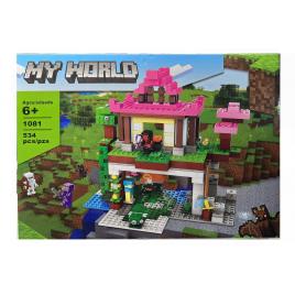 Set de constructie My World of Minecraft, 534 piese