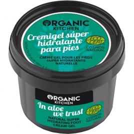 Crema pentru picioare Organic Kitchen In Aloe we Trust gel hidratant 100 ml