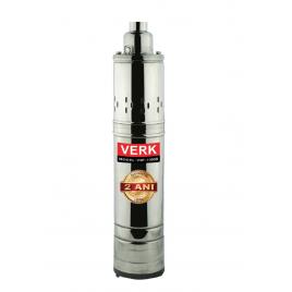 Pompa submersibila de adancime VERK V4P-1100B, 1100 W, 2900 l/h debit apa, 15 m adancime maxima scufundare