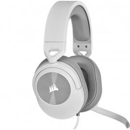 Corsair hs55 stereo headset, white, jack