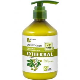 Balsam emolient pentru par cret si rebel, 500 ml, O'HERBAL