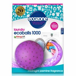 Ecoballs Bile eco pentru spalarea rufelor, cu parfum de iasomie, Ecozone 1000 spalari