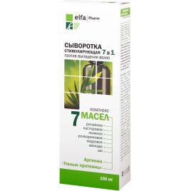 Ser stimulator impotriva caderii parului cu 7 uleiuri, arginins si proteine, Elfa Farm . 200ML