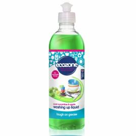 Solutie concentrata pentru spalat vase, cu castravete si mar pentru spalat vase, Ecozone, 500 ml